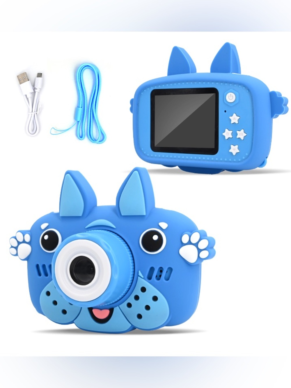 GabbaGoods Kids Camera Picture Perfect Rugged Kids Molded Silicon Digital Camera